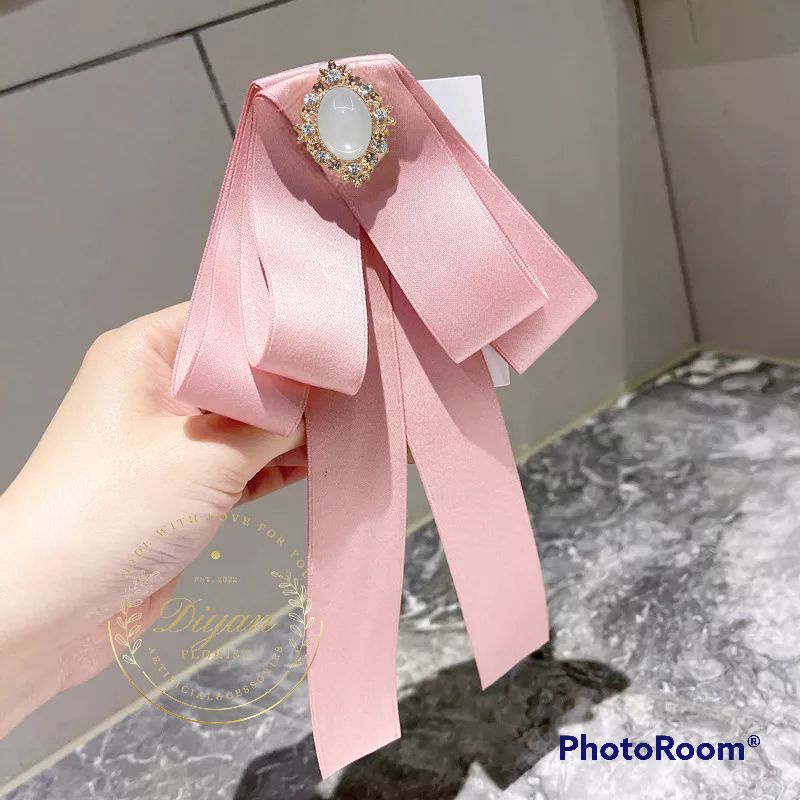 pita hias korean ribbon brooch