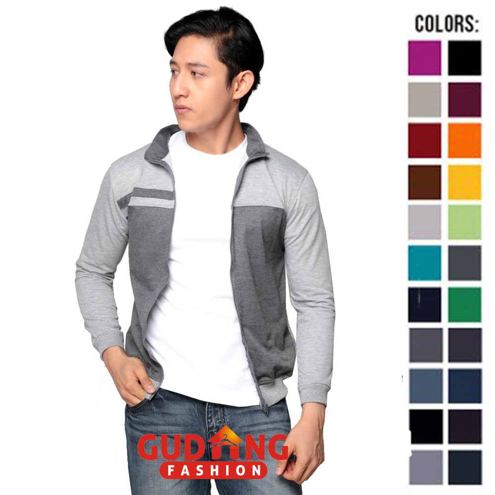 Jaket Training Sporty Pria Banyak Pilihan Warna - JAK (COMB)