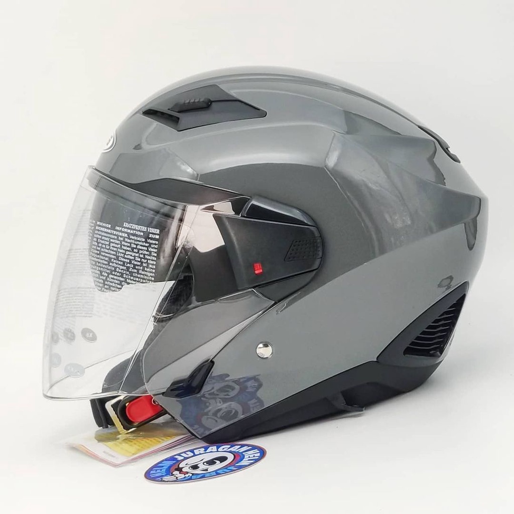 Zeus ZS611 GREY 11C Double Visor Z611 611-1