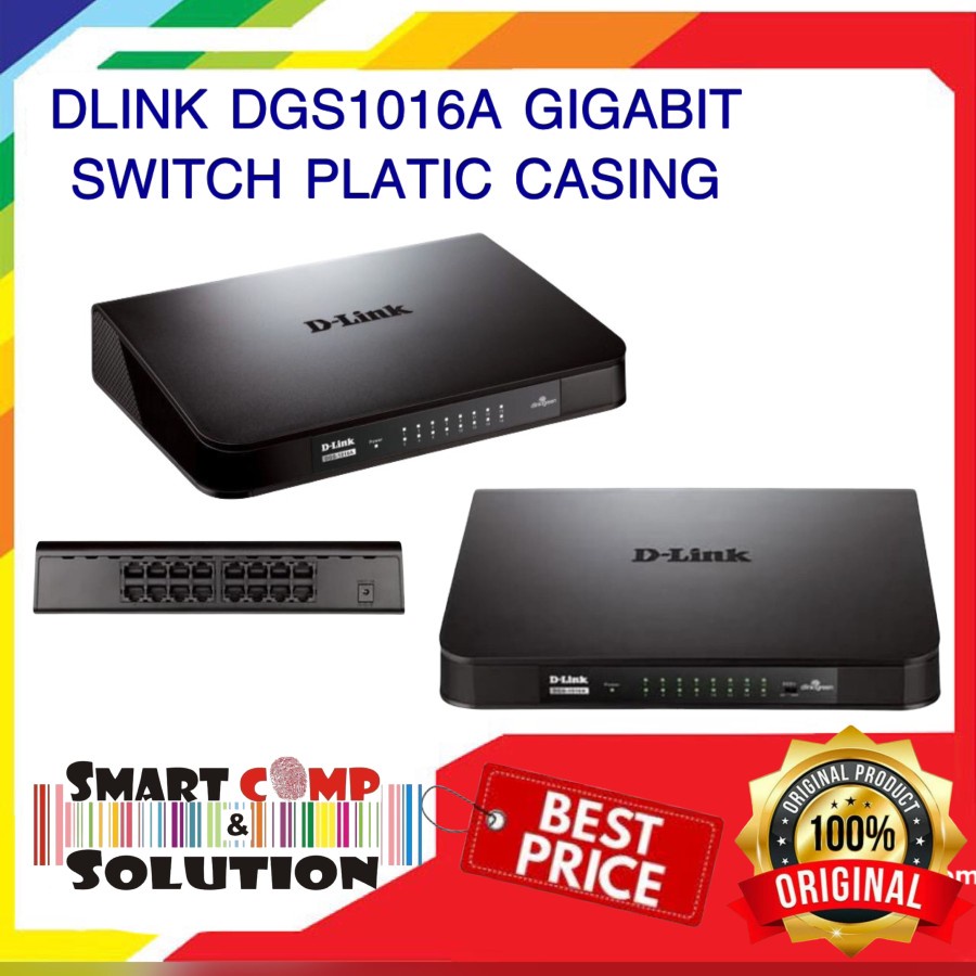 D-LINK Gigabit DGS1016A switch plastic casing / D-LINK DGS-1016A