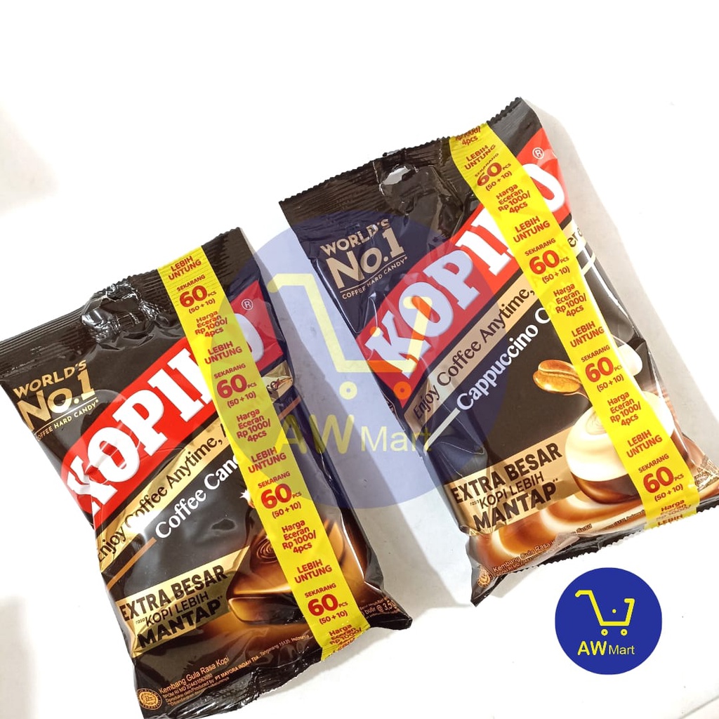 PERMEN KOPIKO COFFEE CANDY  &amp; KOPI CAPPUCCINO - ALL VARIAN