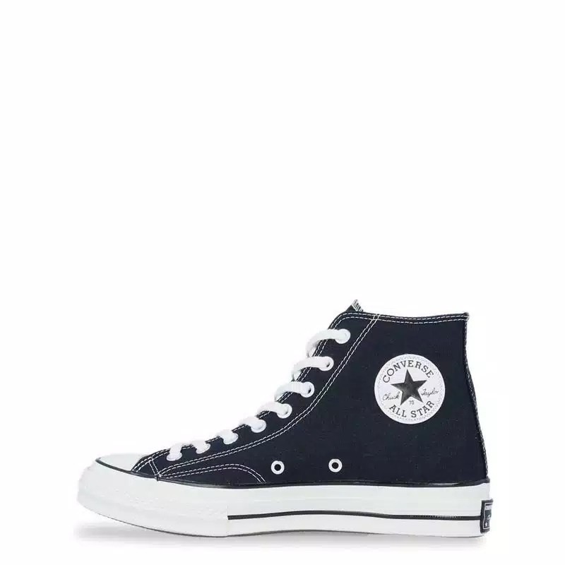 Sepatu Converse Chuck 70 High Unisex Sneakers Original - Black / Black/Egret - 162050C - CON162050C