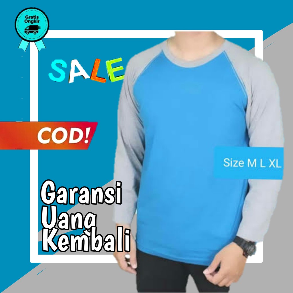 kaos polos pria lengan panjang kaos oblong pria baju kaos panjang pria baju kaos oblong pria KE124