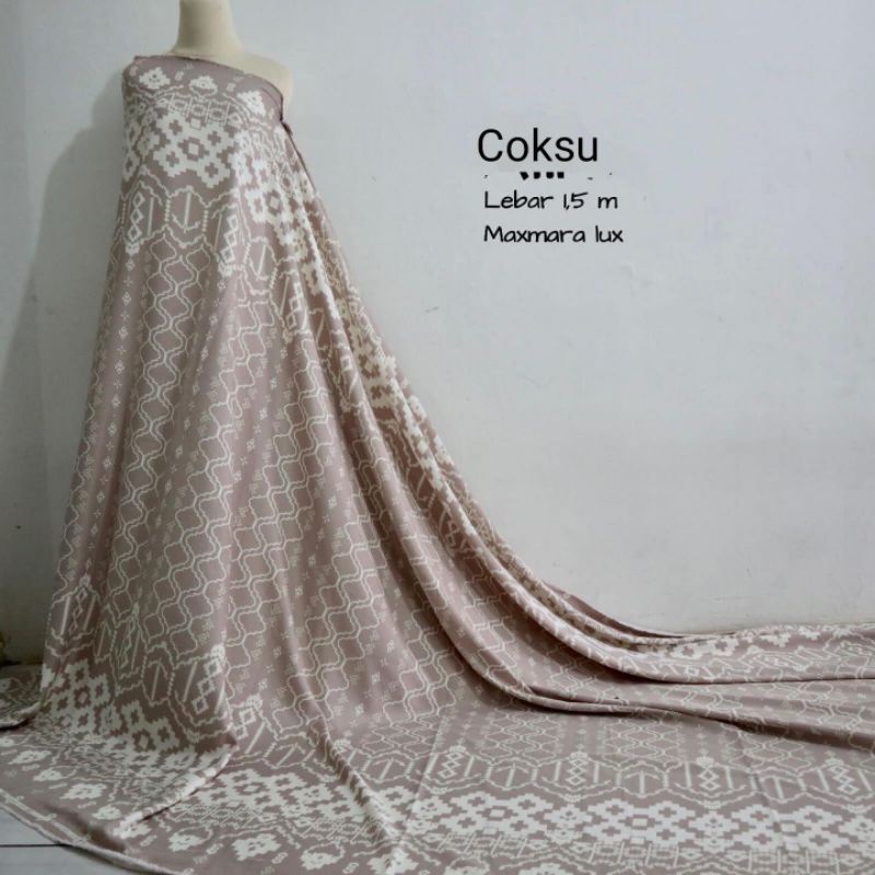 Kain Maxmara Luxury Motif WKEtnic harga setengah meter