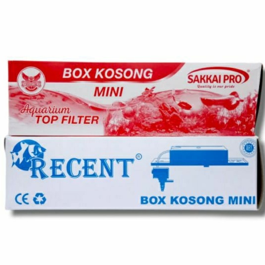 ARMADA/AQUAMAN/GINGA/RECENT Box kosong kecil media filter aquarium