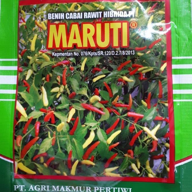 Benih cabe rawit MARUTI F1 10 gram cabe rawit putih maruti 10gr