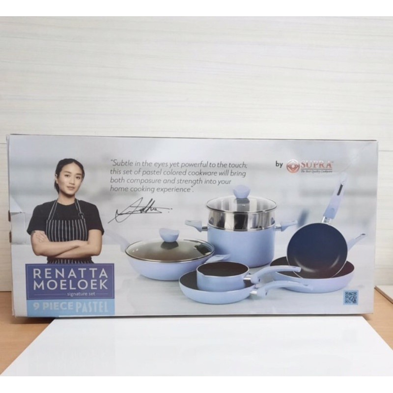 Panci set pastel renata 9pcs/Renatta moeloek signatureset