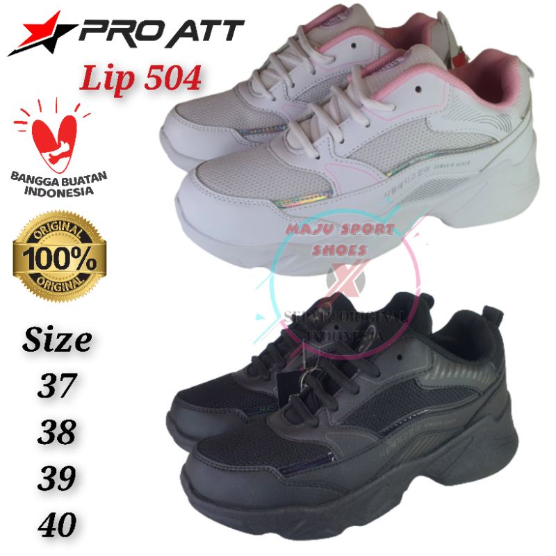 PRO ATT LIP 504 - SEPATU PRO ATT ANAK TANGGUNG &amp; WANITA / SEPATU KOREAN STYLE WANITA / SEPATU SNEAKER OLAHRAGA WANITA