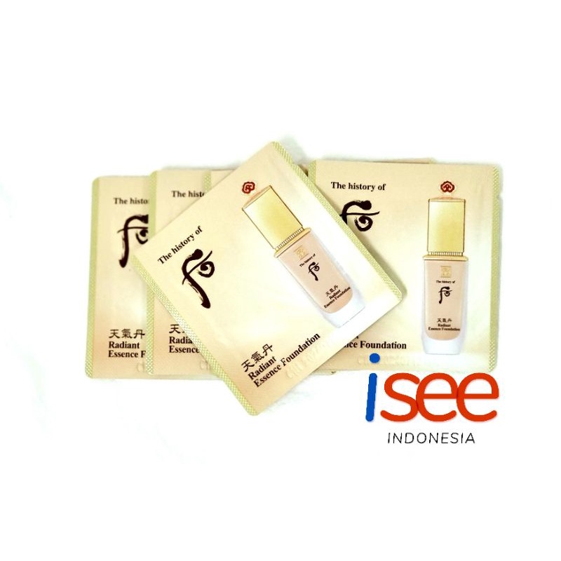 The History of Whoo Cheongidan Radiant Essence Foundation no.21 (1ml*10pcs)