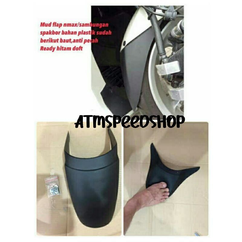 Sambungan Spakbor depan Mudflap Nmax New Nmax 2020 - 2021 Sambungan Spakbor Anti Cipratan Mud Flad N