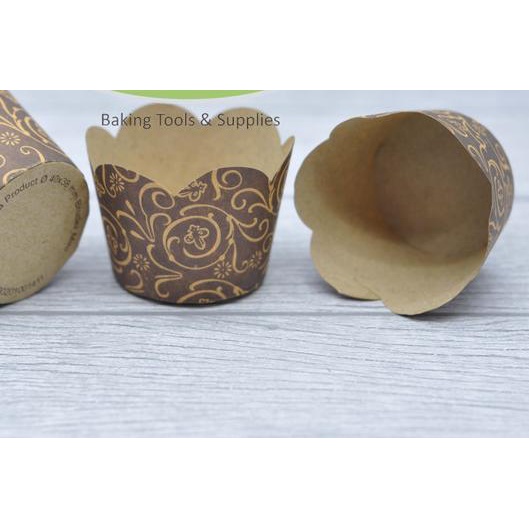 ♂ Kertas Bruder & Bolu Kukus/Muffin Cup/Cupcake Case Fora 40mm 100PCS ✬