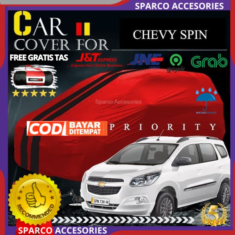 Body Cover Mobil Cevrolet SPIN Sarung Selimut Mobil Cevrolet SPIN Waterproof JF1
