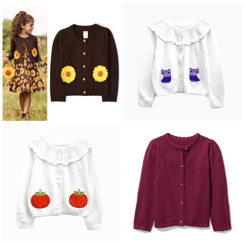 Cardigan Rajut Anak Perempuan Gymboree