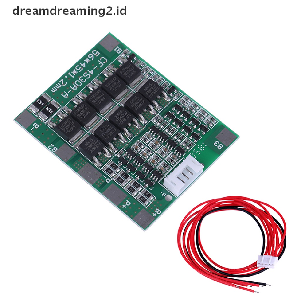 (LIKE) 4s 14.8v 30a bms pcb board Pelindung 18650 li-ion cell balance