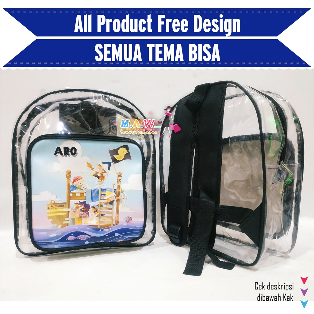 TAS SOUVENIR ULANG TAHUN / tas souvenir / Tas ransel mika / souvenir ultah / tas ultah / goodie bag-2