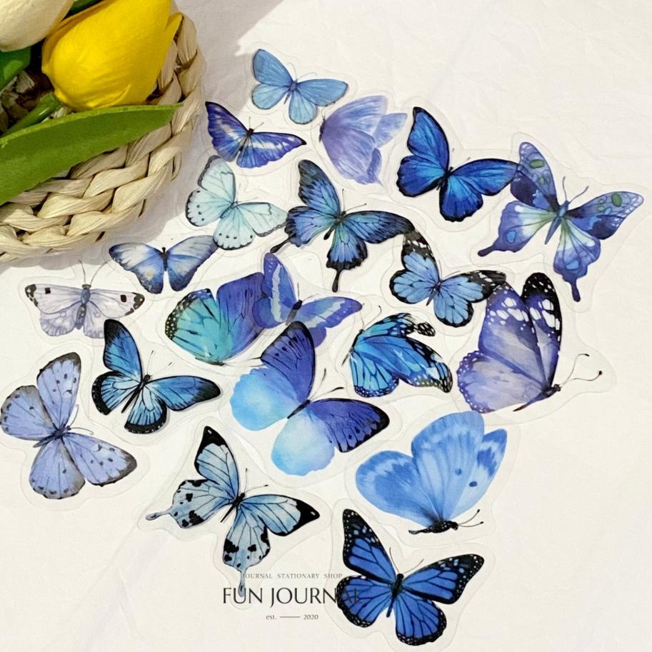 

☑ BUTTERFLY TRANSPARANT II STICKER STIKER PACK ㅄ