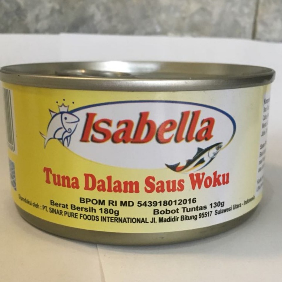 Isabella Ikan Tuna dalam kaleng 180 gr