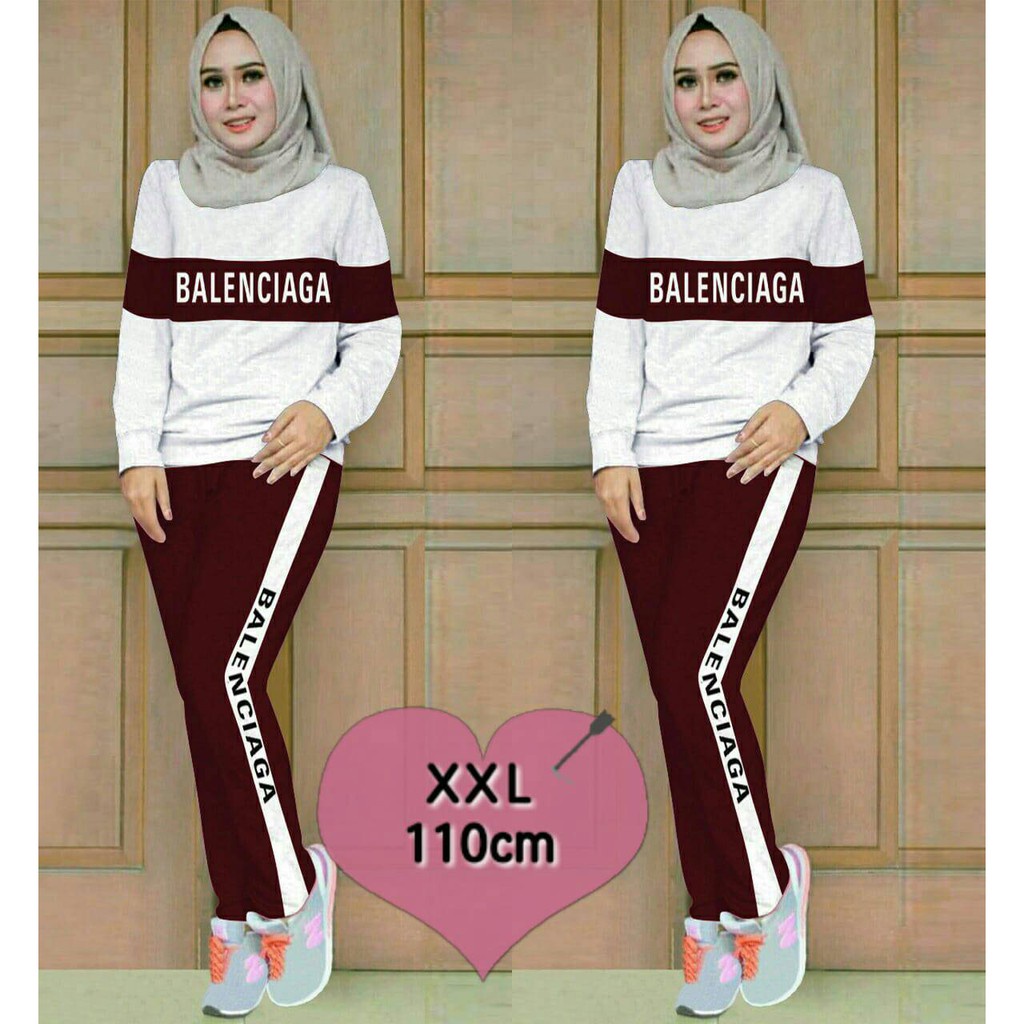 PIK - Set training XL(6700), XXL(7100), 3XL(7555), 4XL(7911)/ Setelan Olahraga Wanita/ Training Olahraga Wanita JUMBO