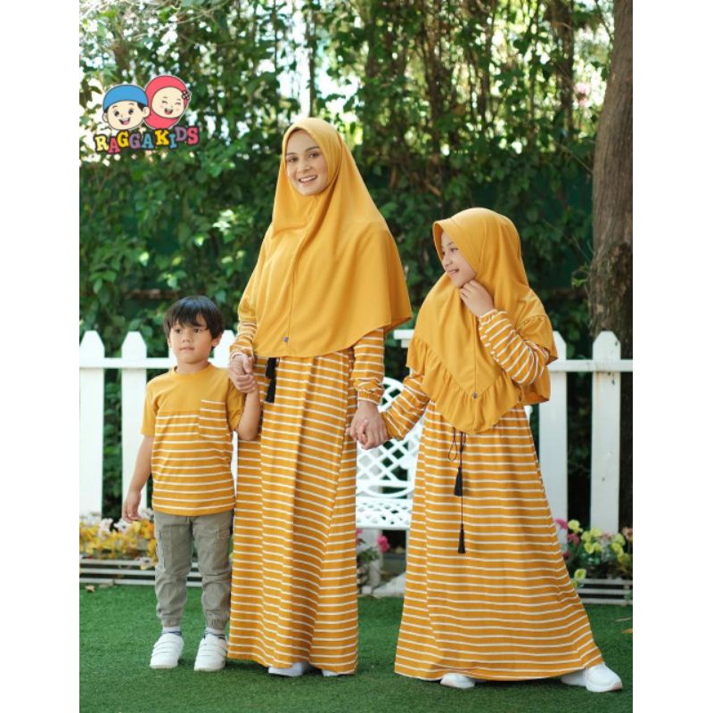 GAMIS ANAK REMAJA PEREMPUAN RAGGAKIDS TERBARU NYAMAN BAHAN KAOS GAMIS COUPLE IBU ANAK 2-12 TAHUN