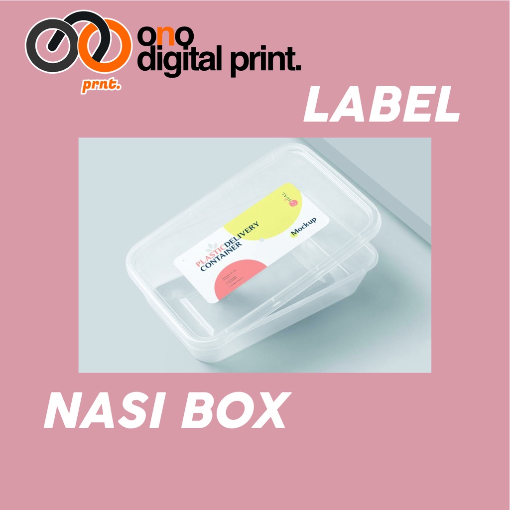 

Cetak Label Nasi Box/ Cetak Sticker Kotak Nasi