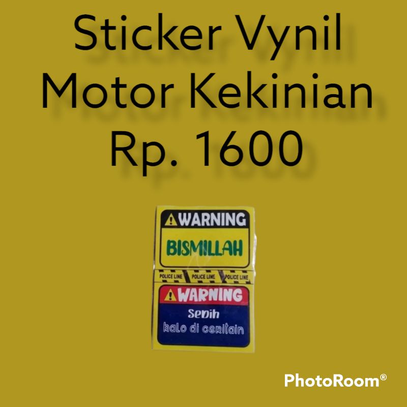 

Sticker Vinyl Motor Kata Nyeleneh
