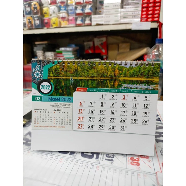 

Kalender Meja 2022 Pemandangan Alam Dunia KM-02