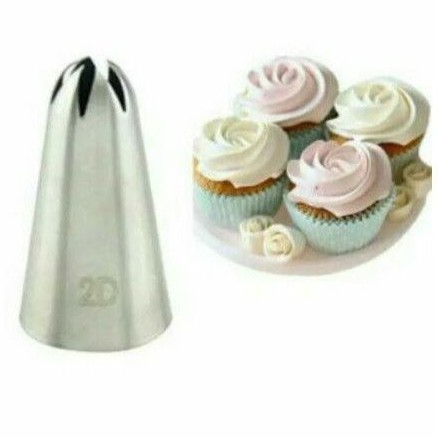 SPUIT local #2D STAR MAWAR KUNCUP BINTANG 2D KEMBANG BUNGA DIY ART BUTTERCREAM OFF