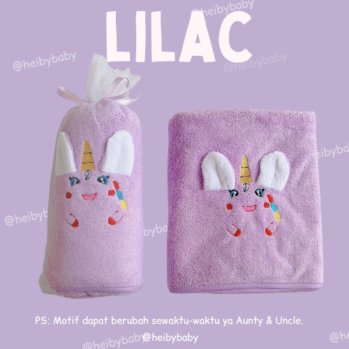 Cotton Candy Baby Towel / Handuk Bayi / Kado Bayi / Kado Lahiran - Character Mix