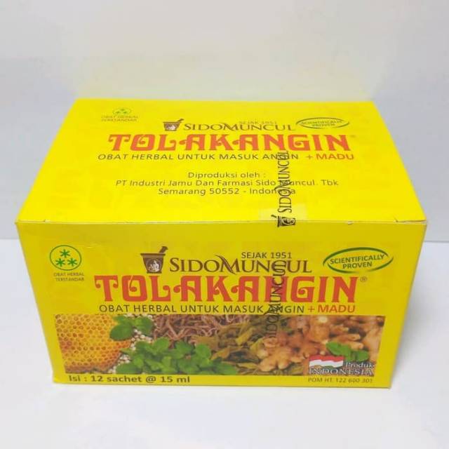 Tolak Angin Cair Isi 12 Sachet / Tolak Angin / Sidomuncul
