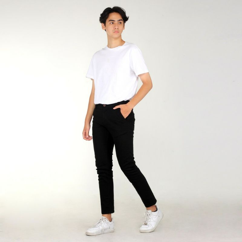 Celana panjang chinos merk benhill ORIGINAL warna hitam