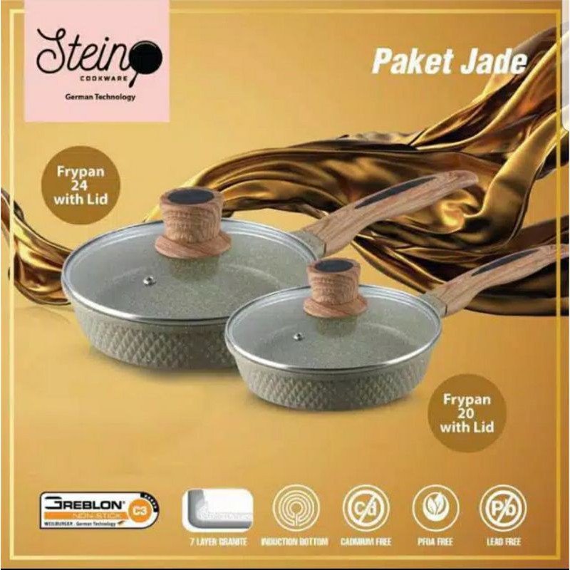 Stein Cookware Paket Jade ORIGINAL Steincookware