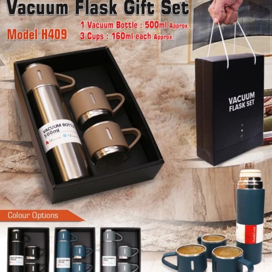 Termos Sultan Set Vacum Flask Thermos Set Bonus gelas