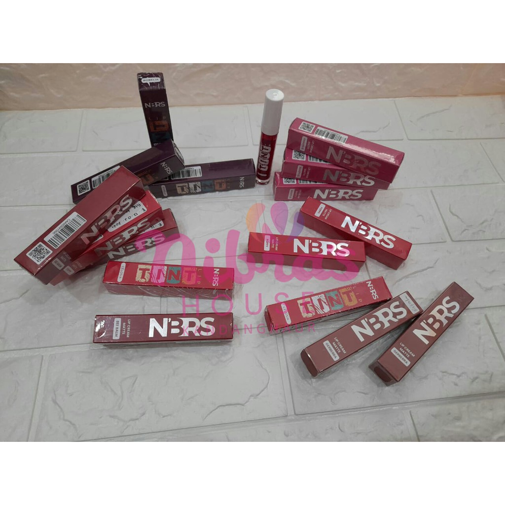Lip Cream Nibras / Lip Tin Nibras / Nibras Beauty / Lipstik / NBRS