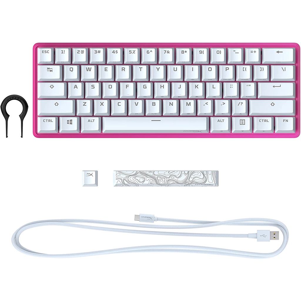 HyperX Alloy Origins 60 Pink Edition RGB Mechanical Gaming Keyboard