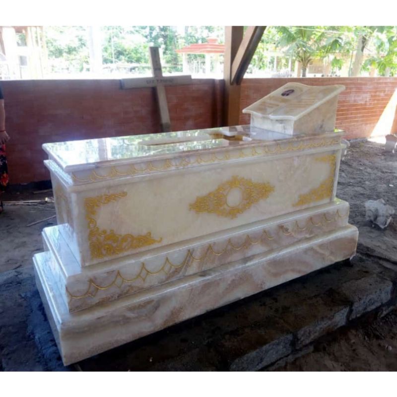 Kijingan Makam Bahan Batu Onyx Maesan Model Buku Tulungagung