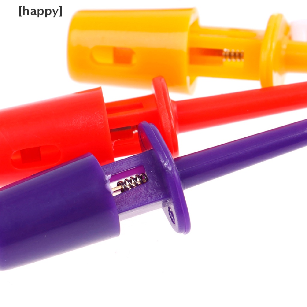 HA 12x Useful multimeter lead wire test probe hook clip set grabbers connector tool ID