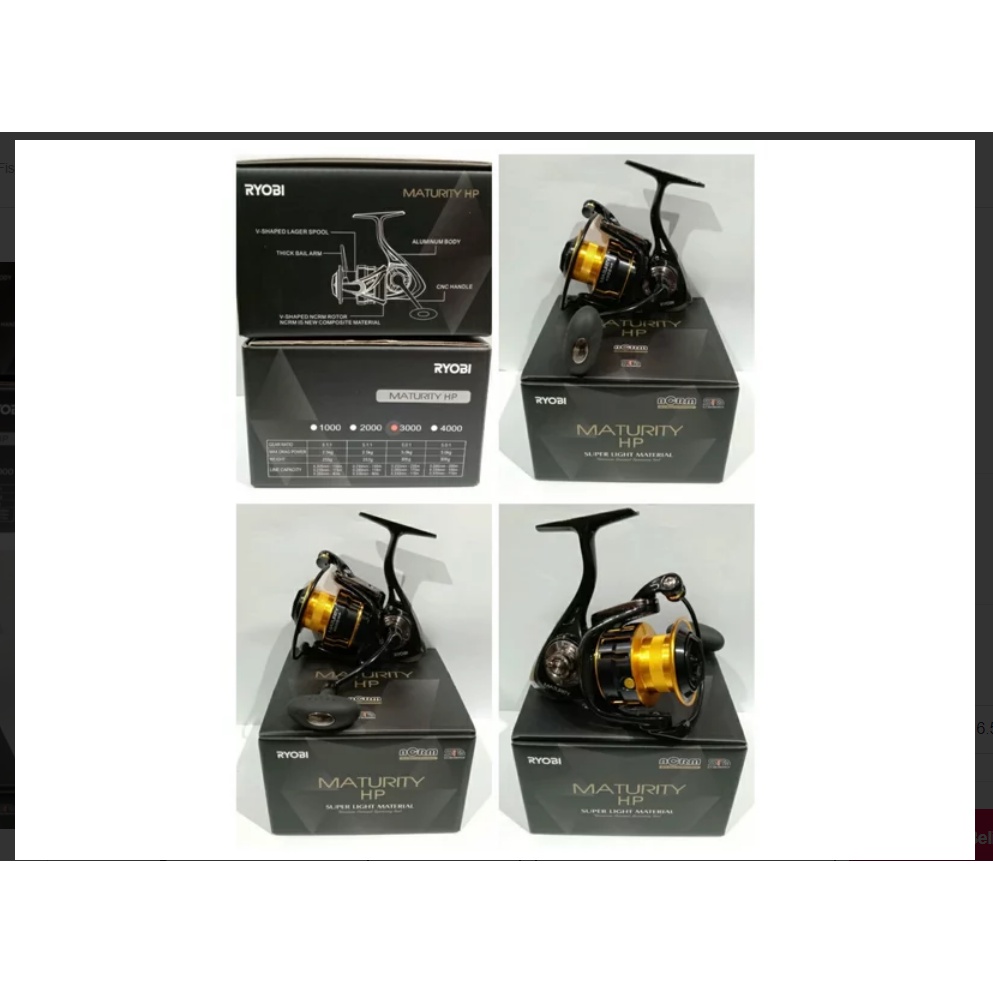 Reel Pancing Power Handle Ryobi Maturity  HP 1000 2000 3000 4000 6000 8000