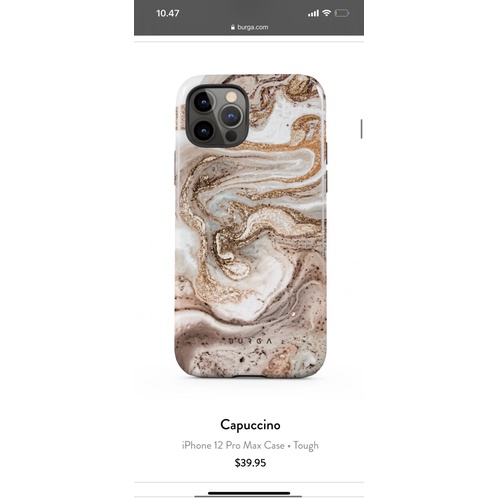 Burga Case Iphone 12 Pro Max Cappuccino (NEW)