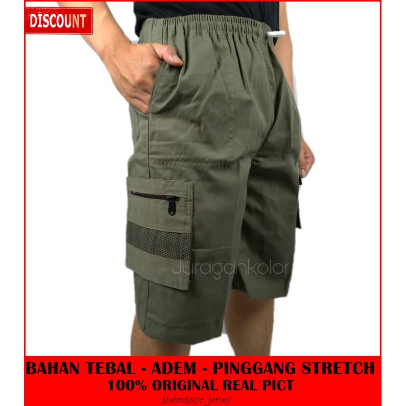  celana  pria  kotak2  pendek original panjang Cargo original 