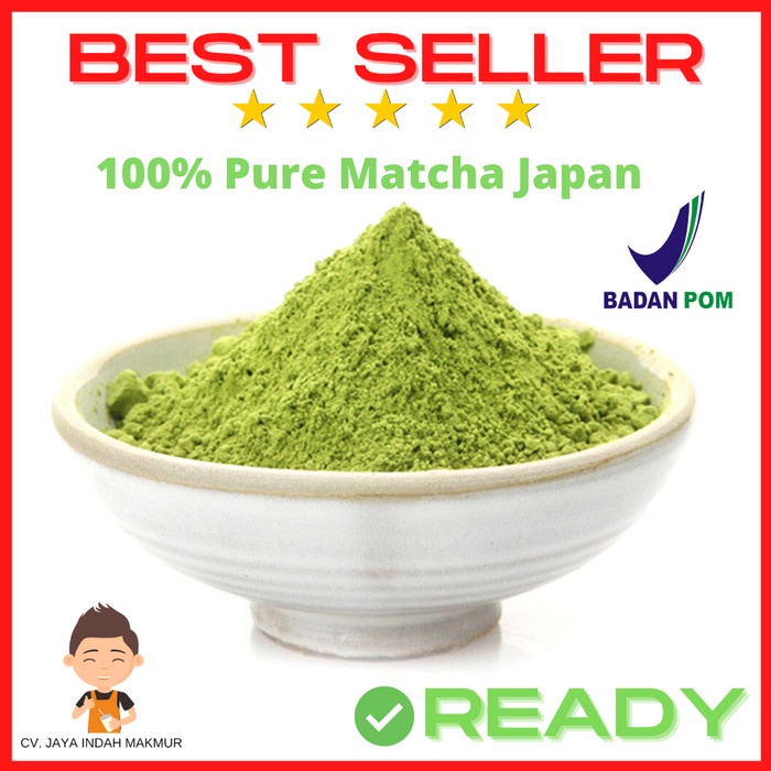 

(BISA COD) 100% Pure Matcha 1kg Japan Powder Bubuk BPOM