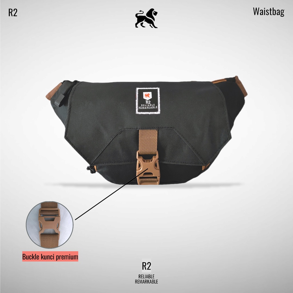 Tas Selempang Waistbag R2 Buffback Gryson