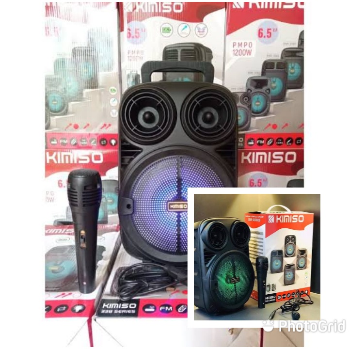 TERMURAH  SPEAKER BLUETOOH KMS 3381 + MIC