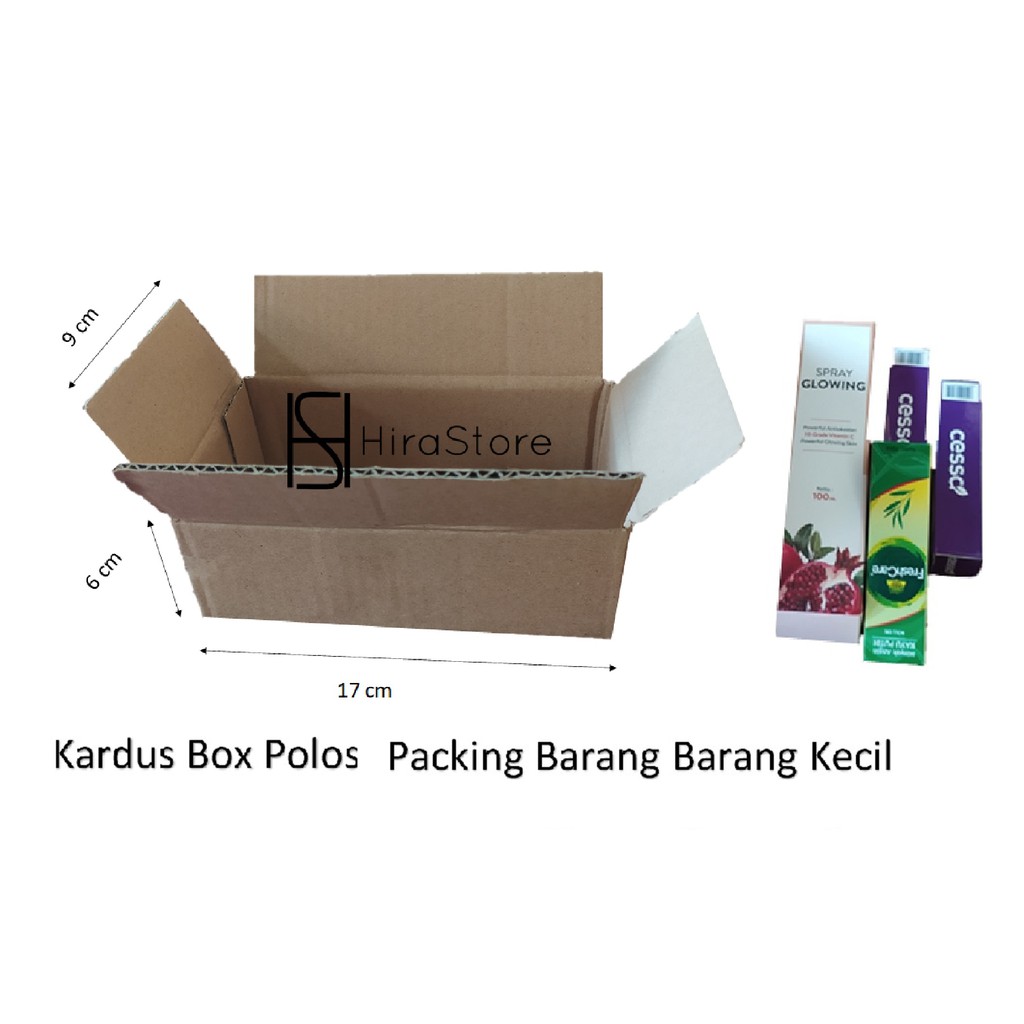 

Kardus Packing / Box Polos / Karton Packing Polos / Kardus Polos 17 x 9 x 6