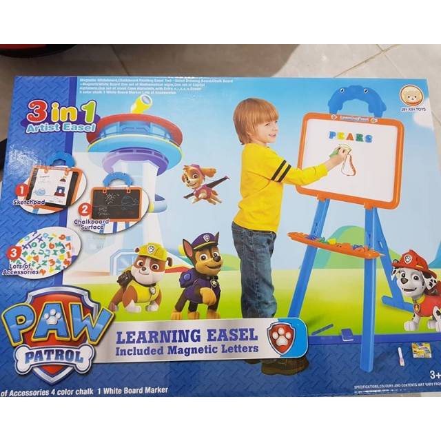 

3in1 artis easel papan tulis multi fungsi