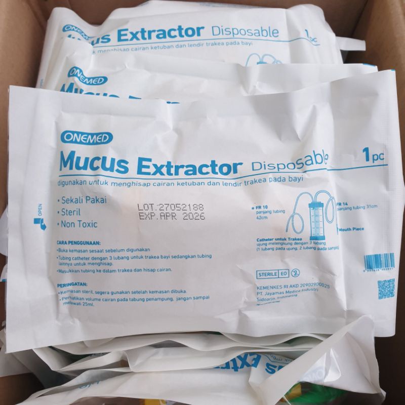 Mucus Extractor Onemed Lotus Penyedot Lendir Bayi Mucus Slim Seher Slem