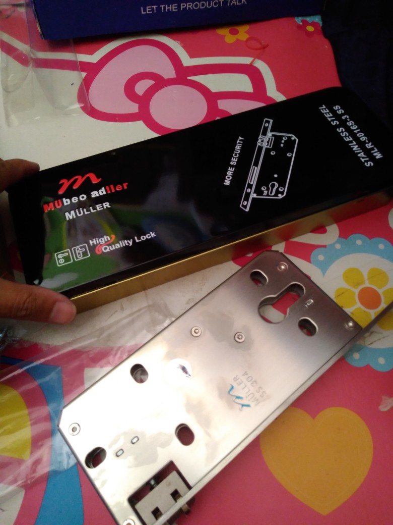 Body Pelor Merek Muller Kunci Pintu Kupu Tarung Pelor Handle Tarikan Gagang Pintu Rumah Stainless