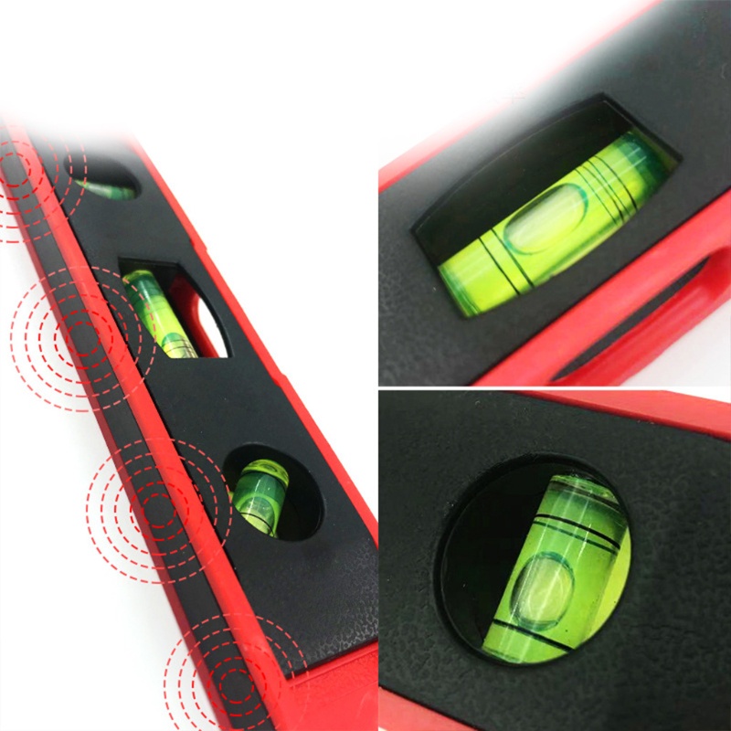 Mary Kotak Perkakas Magnetik Torpedo Level S-pirit 9 &quot;Bahan Plastik Shockproof