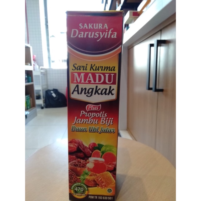 

Sari Kurma Madu Angkak Plus Daun Ubi Jalar Darusyifa