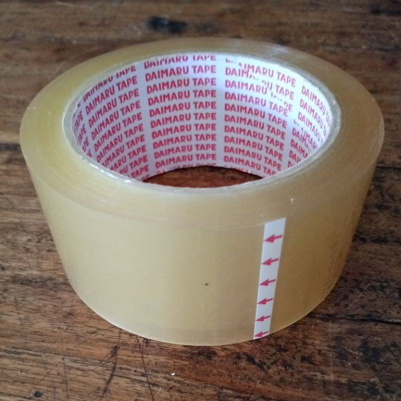 

Isolasi Solasi Lakban Bening dan Coklat Tape Daimaru 2X90yard