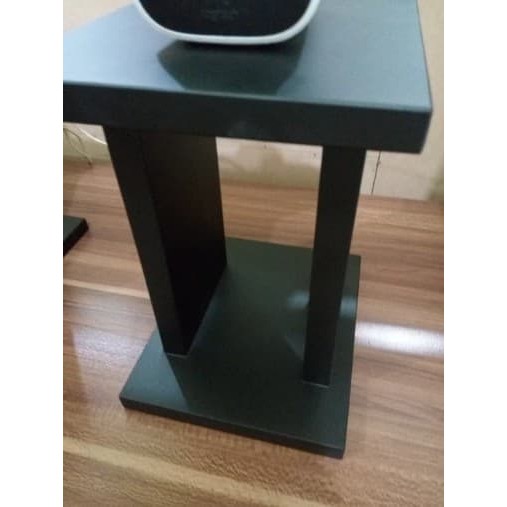 Wood speaker stand meja